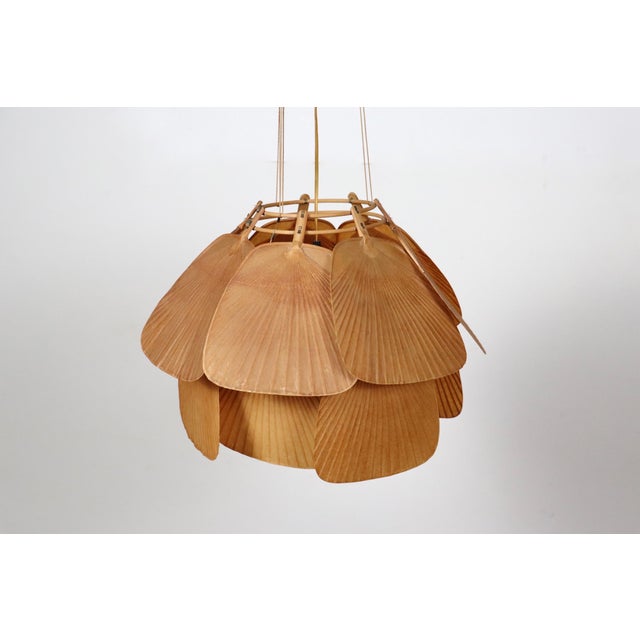 Ingo Maurer Uchiwa Series Ju-Yon Chandelier by Ingo Maurer for Design M, Germany, 1973 For Sale - Image 4 of 14