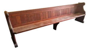 Wooden Bench, Italy, 1980s
