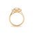 Early 21st Century 14k Yellow Gold Igi 3.03ctw Emerald Trapezoid Lab Grown Diamond Engagement Ring, Size 8 For Sale - Image 5 of 9