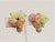 Glass Vintage 1960s Napier "Gum Drop" Colorful Clip Earrings - 2 Pieces For Sale - Image 7 of 9