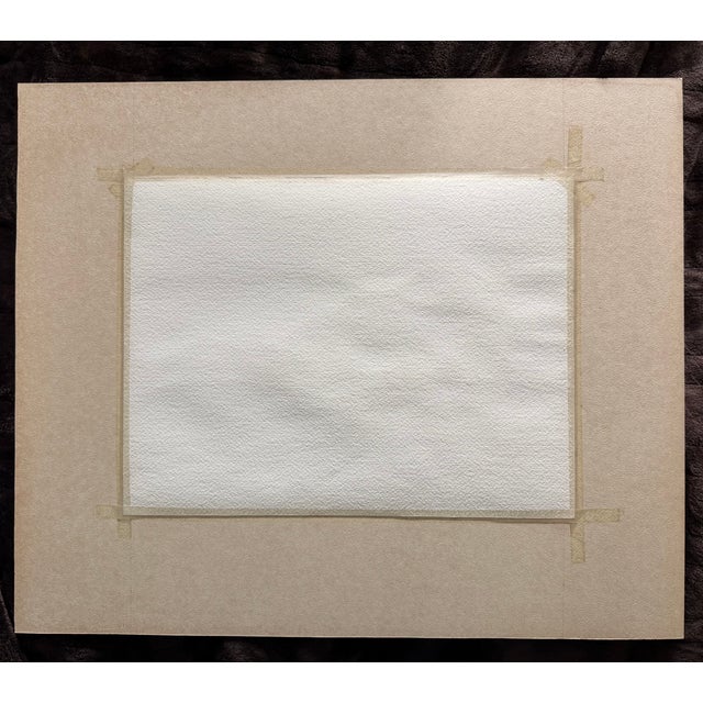 1940s Modern Impressionist Winter Landscape Painting Signed For Sale - Image 12 of 15