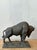 Late 20th Century Vintage Boho Cast Buffalo Statue For Sale - Image 5 of 8