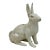 Very Large & Heavy Antique American Rustically Aged Cast Iron Rabbit Garden Ornament or Doorstop - Circa 1920s For Sale