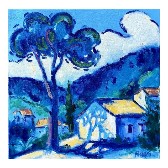 Original Oil Painting – Afternoon Shadows in Santa Ynez For Sale