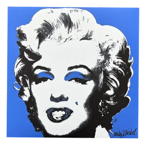 After Andy Warhol, Marilyn Monroe Blue, 1980s, Print