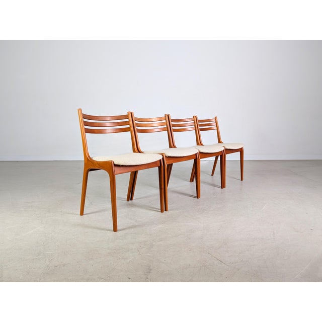 Wood Mid-Century Danish Teak Chairs from KS Møbler, Set of 4 For Sale - Image 7 of 12