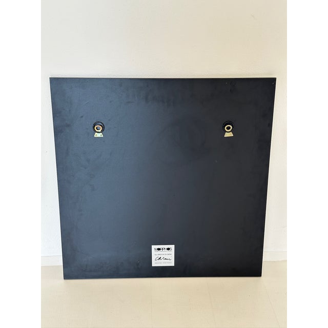 Metal Wall Mirror by Eugenio Carmi for Acerbis Int, 1980s For Sale - Image 7 of 9