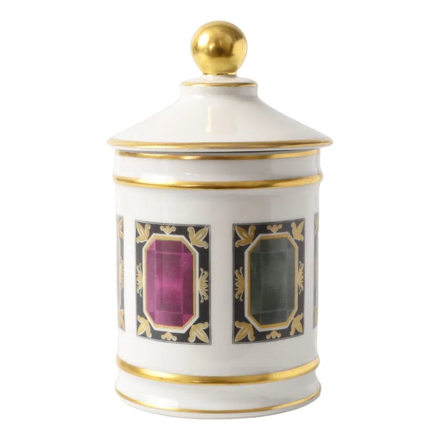 Porcelain Container from CMC, 1970s For Sale