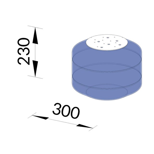 Orb Modern Minimalist Blown-Glass Transparent Vase For Sale - Image 12 of 12