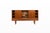 Danish vintage highboard in teak designed by henning kjaernulf for vejle stolefabrik, featuring beautifully figured...