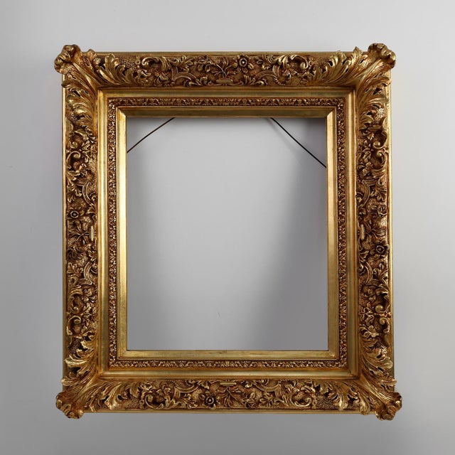 Louis XV Gilded Frame, Belgium, 1850s For Sale - Image 11 of 11