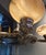 Decorative Pendant Light in Bronze and Alabaster, 1950s For Sale - Image 5 of 10