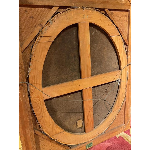 French Artist, Portrait of Noblewoman, 18th Century, Oil on Canvas, Framed For Sale - Image 11 of 15