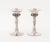 Pair of Michael Strauss Hammered Sterling Silver Grapevine Motif Candlesticks, marked to undersides. Weight: 48.30 ozt.;...