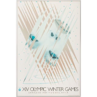 1980s James Rosenquist, XIV Winter Olympic Games, Poster For Sale