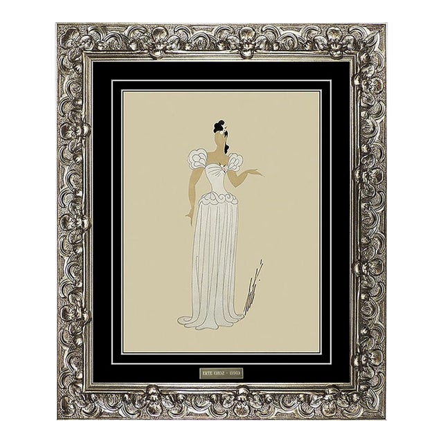 Early 20th Century Un Doigt de Couer Chanteuse, Erté For Sale