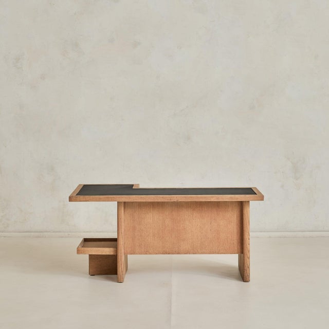 French Modernist Coffee Table in the Manner of Guillerme et Chambron, 1960s For Sale - Image 4 of 11