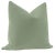 Contemporary 22" Eucalyptus Mohair Velvet Pillows - a Pair For Sale - Image 3 of 5