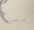 André Cottavoz, Lying Nude, 1974, Original Charcoal Drawing For Sale - Image 5 of 7