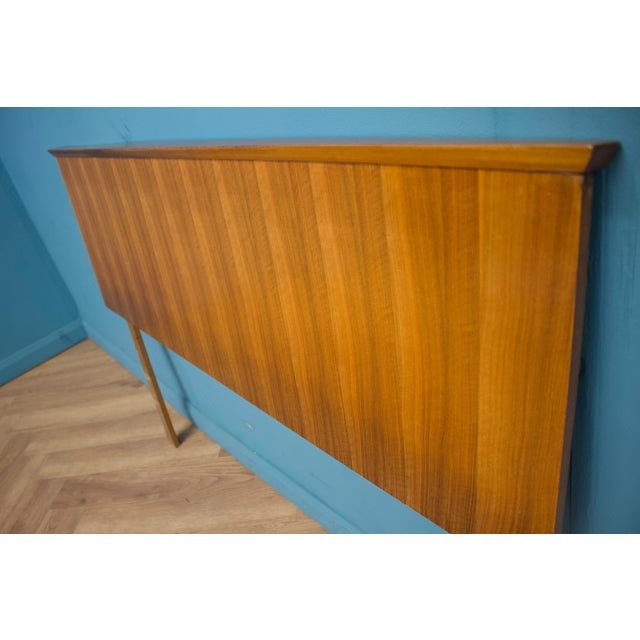 Mid-Century Modern Mid-Century Modern Walnut Headboard from Alfred Cox, 1950s For Sale - Image 3 of 5