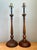 Vintage Theodore Alexander Turned Wood Candlestick Table Lamps - A Pair For Sale - Image 12 of 16