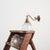 Antique Reclaimed Glass Holophane Wall Light, 1950s For Sale - Image 3 of 8