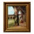 Angela Devlin "California Mission Courtyard Columns" Mixed Media Architectural Landscape 1926 For Sale