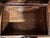 Wood Vintage Chinese Cultural Revolution Relief Lacquer Trunk Box Raised Pomegranate For Sale - Image 7 of 12