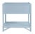 Contemporary Olympia One-Drawer Nightstand in Light Blue For Sale - Image 3 of 5