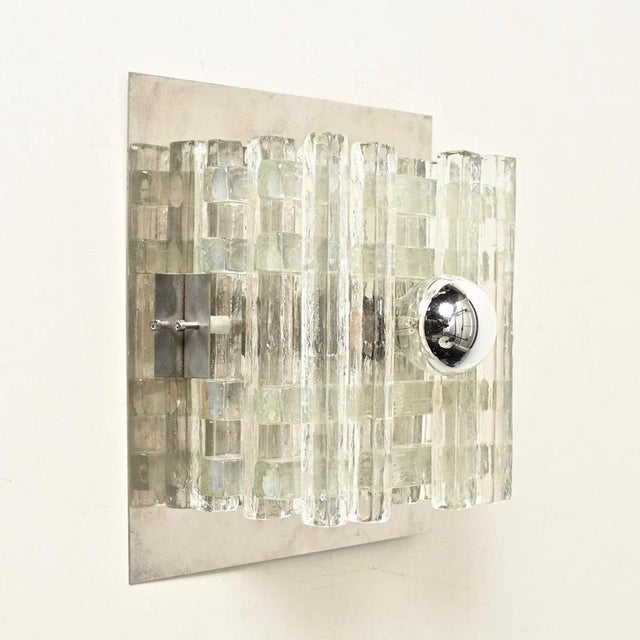 Jenga Glass Ceiling Light by Albano Poli for Poliarte, Italy, 1970s For Sale - Image 10 of 16