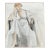 Vintage Portrait of Seated Woman Oil Painting For Sale