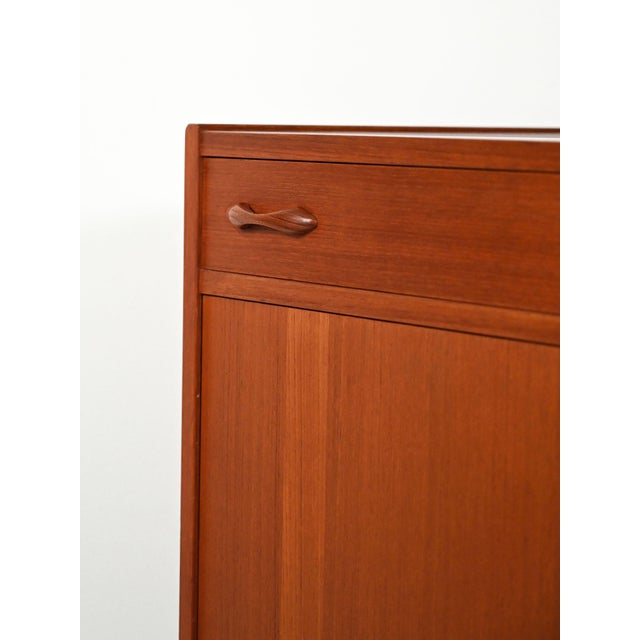 Swedish Teak Sideboard with Carved Handles, 1960s For Sale - Image 12 of 13