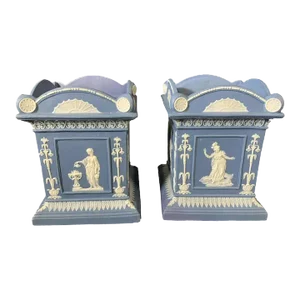 Circa 1790 Neale & Co. Jasperware Cachepot in the Wedgwood Manner - A Pair