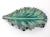 Aqua Majolica Platter in Aquamarine by Jardins en Fleur For Sale - Image 8 of 12