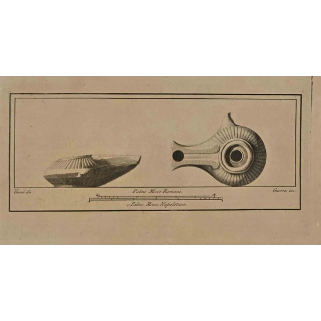 Still Life from the series "Antiquities of Herculaneum", is an etching on paper realized by Nicola Vanni and Giovanni...