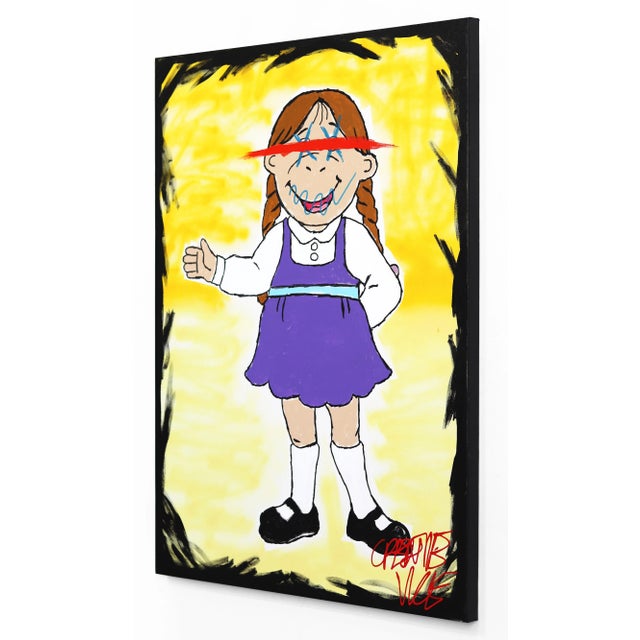 Pop Art Cartoon Character "Muff" Original Artwork by Randy Morales For Sale In Los Angeles - Image 6 of 9