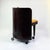 Glass Silvi Dressing Table and Chair in Orange and Brown Plastic from Fain, 1970s, Set of 2 For Sale - Image 7 of 18