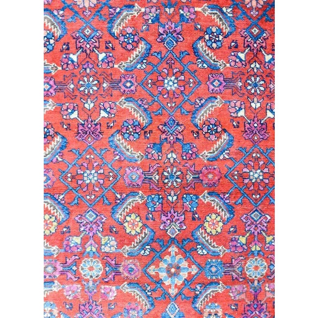 Tribal Early 20th Century Persian Malayer Rug For Sale - Image 3 of 13