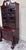 Antique Empire Flame Mahogany Secretary Desk and Bookcase For Sale - Image 4 of 18