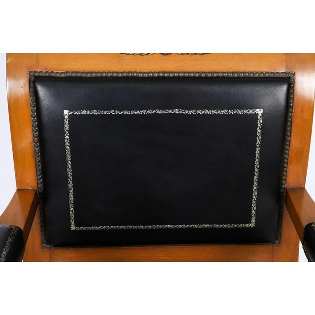 Antique 19th Century Empire French Desk Chair For Sale - Image 5 of 16