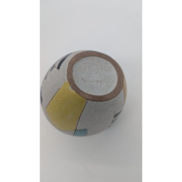 1960s Geometric Ruscha Marocco Vase For Sale In Rochester - Image 6 of 6