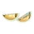 Gold Vintage Wall Lights in Acrylic Glass and Brass from GS, 1980s, Set of 2 For Sale - Image 8 of 8