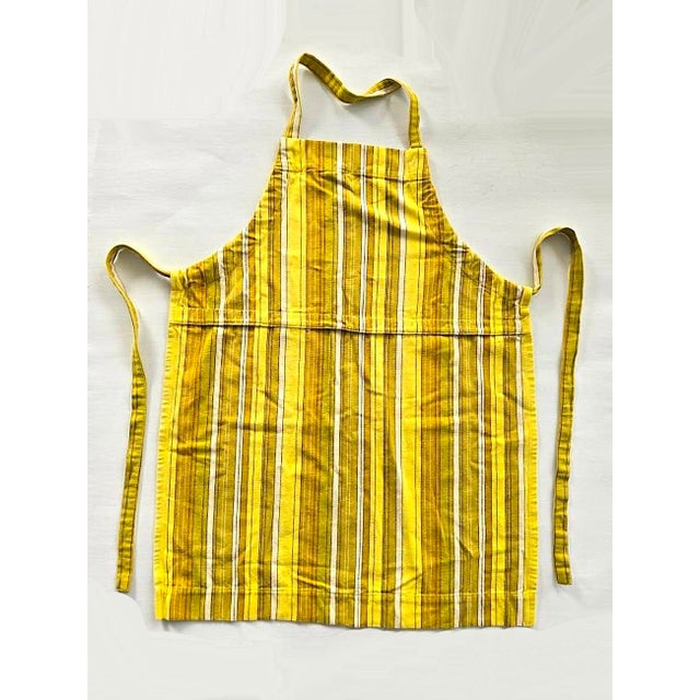 Textile Vintage Scandinavian Cotton Cooking Apron For Sale - Image 7 of 8