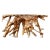 Beautiful natural free from organic teak root console table. One of a kind unique piece with sanded and sealed warm...