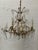 Louis XV Style Cage Chandelier in Bronze with Glass Pendants, 20th Century For Sale - Image 9 of 12