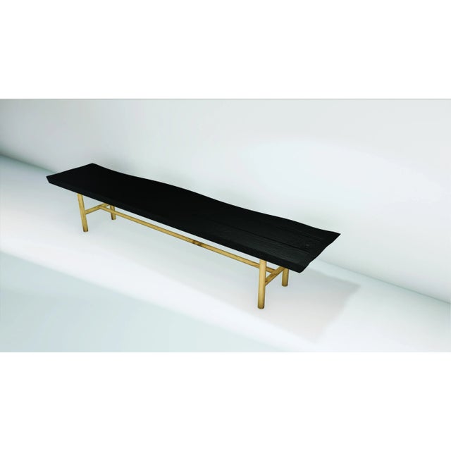Contemporary Bench P01 by Studio F For Sale - Image 3 of 5