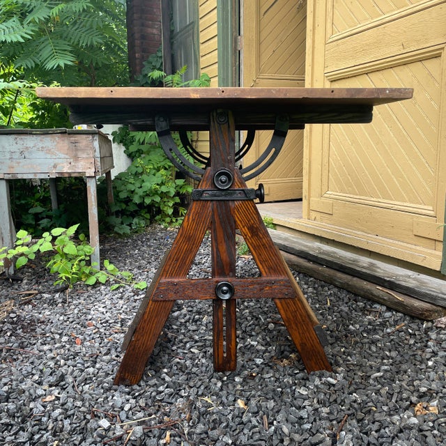 Early 1900s Keuffel & Esser (1867-1980) Drafting Table For Sale In New York - Image 6 of 10
