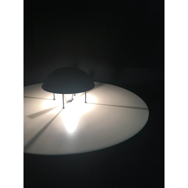 Vintage Floor Lamp with Clock For Sale - Image 4 of 6