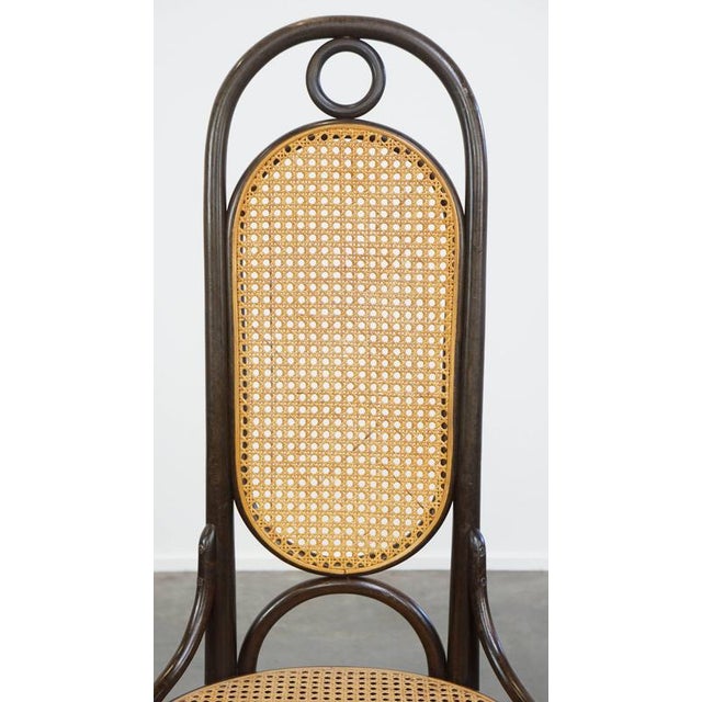 Wood Set of Vintage Bentwood Dining Room Chairs by Michael Thonet For Sale - Image 7 of 13