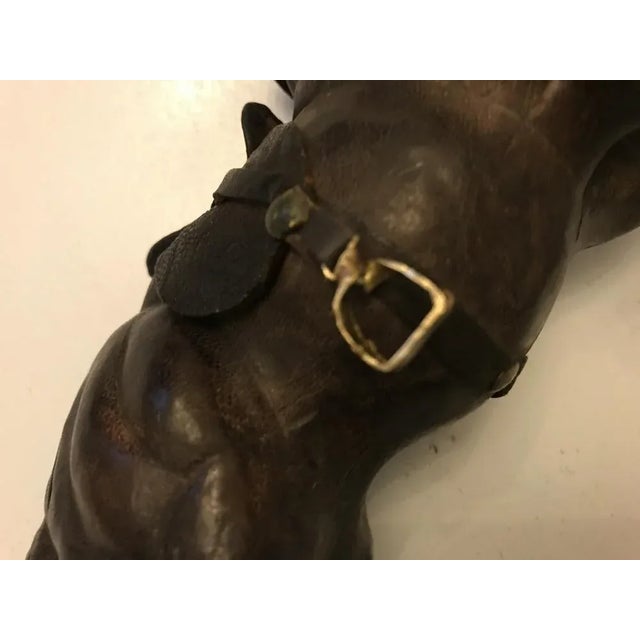 1950s Leather Horse Figurine, 1950s For Sale - Image 5 of 18